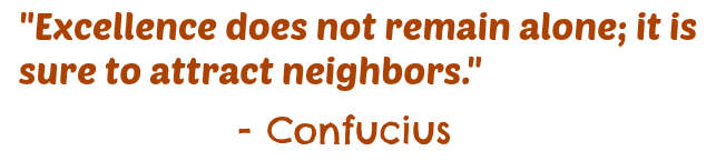 confucius quote on excellence